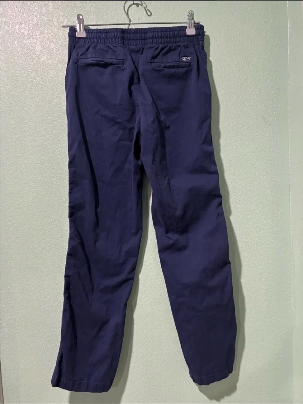 Vineyard Vines Navy Elastic-Waist Casual Pants